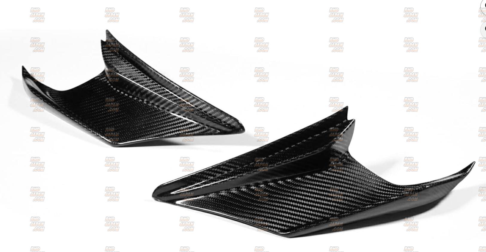 Axis-Parts Front Bumper Side Cover Set GT Dry Carbon Fiber - BRZ